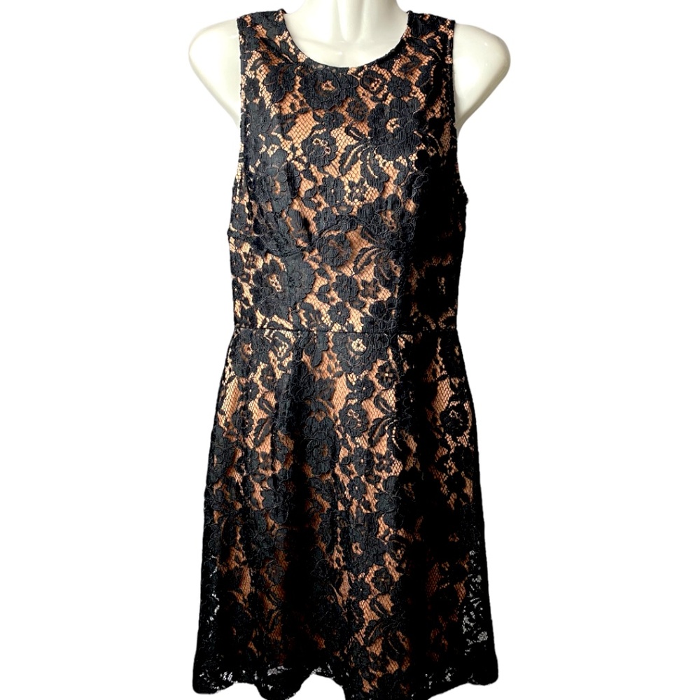 French Connection | Black Lace Formal Dress | Size 4